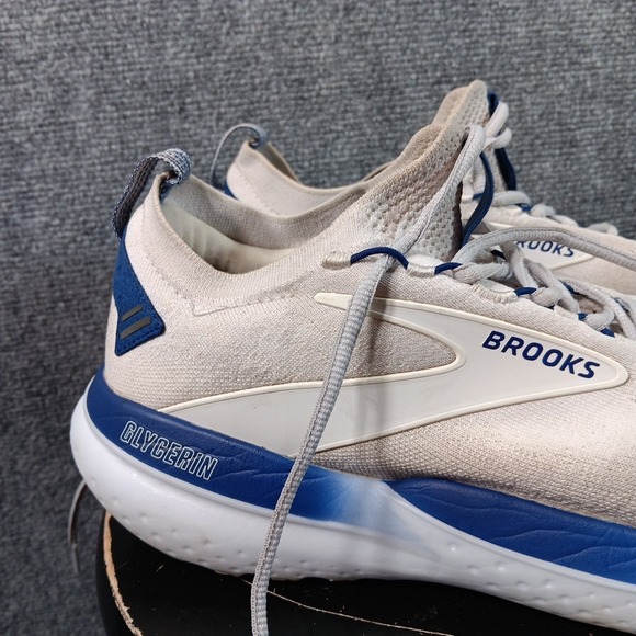 Brooks GLYCERIN STEALTHFIT 21 Ivory Running Shoes Runners Sneakers US11.5 EU45.5 main image 14